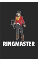 Ringmaster Zirkus Notizbuch