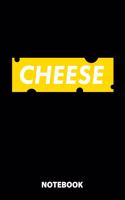 Cheese Notebook: 100 Dotted Pages - 6X9 Inches - Sketchbook - Diary - Journal - For Men And Women - Christmas Or Birthday Gift For Him And Her - Funny Gift Idea - Fo