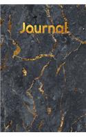 Journal: Black Marble Gold Journal (Diary, Notebook)