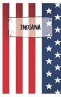 Indiana: Ruled Travel Diary Notebook or Journey Journal - Lined Trip Pocketbook for Men and Women with Lines