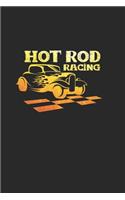 hot rod racing: 6x9 HotRods - grid - squared paper - notebook - notes