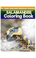 SALAMANDER Coloring book for Adults Relaxation Meditation Blessing: Sketches Coloring Book Grayscale Images