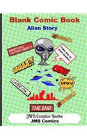 Blank Comic Book Alien Story