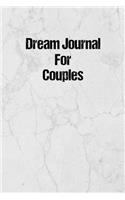 Dream Journal for Couples