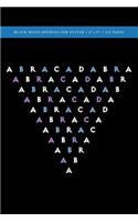Abracadabra Blank Music Journal for Guitar 6x9