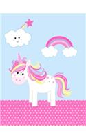 Kawaii Unicorn Composition Notebook