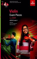 Violin Exam Pieces from 2024, ABRSM Grade 4, Violin Part, Piano Accompaniment & Audio: (ABRSM Exam Pieces)