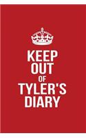 Keep Out of Tyler's Diary: Personalized Lined Journal for Secret Diary Keeping