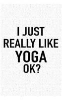 I Just Really Like Yoga Ok?