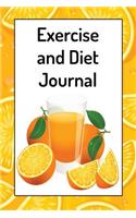 Exercise and Diet Journal: A 60 Day Workout and Food Planner