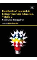 Handbook of Research in Entrepreneurship Education, Volume 2