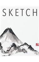 Sketch: Blank Paper Sketchbook, Large (8.5 x 11) 100 Pages for Drawing and Sketch Journal