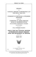 Hearing on National Defense Authorization Act for Fiscal Year 2015 and oversight of previously authorized programs before the Committee on Armed Services, House of Representatives, One Hundred Thirteenth Congress, second session