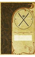 Monogram Skiing Notebook: Blank Journal Diary Log(63 Monogram Nouveautwo 150 Lined)