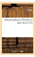 Les Métamorphoses d'Ovide En Latin: (Litterature)