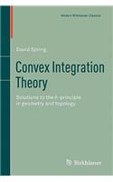 Convex Integration Theory
