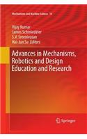 Advances in Mechanisms, Robotics and Design Education and Research