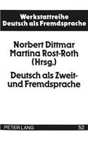 Deutsch ALS Zweit- Und Fremdsprache