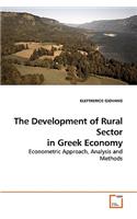 The Development of Rural Sector in Greek Economy
