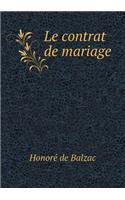 Le Contrat de Mariage