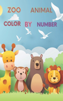 Zoo Animals Color By Number