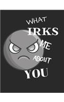 What Irks Me About You - Let It All Out
