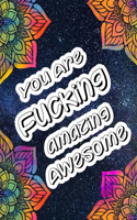 You Are Fucking amazing Awesome: Amazing Motivating Swear Word Coloring Book for Adults