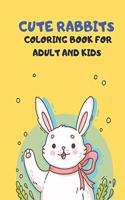 Cute Rabbits Coloring Book for adult and Kids
