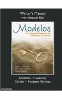 Writer's Manual (with Answer Key) for Modelos