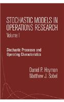 Stochastic Models in Operations Res: Stochastic Processes and Operating Characteristics(Dover Books on Computer Science)