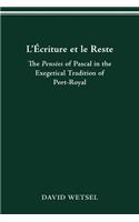 L'Écriture Et Le Reste