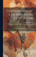 Correspondance de Renouvier et Secrétan