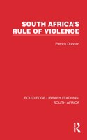 South Africa's Rule of Violence