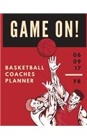 Game On Basketball Coaches Planner