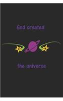 God created the universe