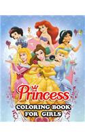 Princess Coloring Book for Girls
