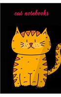 Cat Notebooks: Notebook with Cats for Kids and Adults, Cute Cat Lovers Composition Notebook, Journal, Sketchbook (Blank, 110 Pages, 6 x 9)