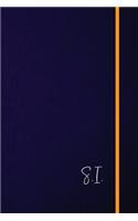 S.I.: Classic Monogram Lined Notebook Personalized With Two Initials - Matte Softcover Professional Style Paperback Journal Perfect Gift for Men and Women