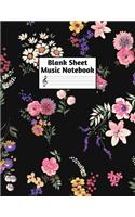 Blank Sheet Music Notebook