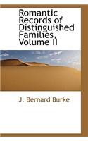 Romantic Records of Distinguished Families, Volume II: (English)