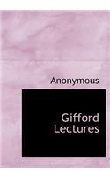 Gifford Lectures: (English)