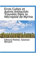 Erres Cuites Et Autres Antiquit?'s Trouv Es Dans La N Cropole de Myrina