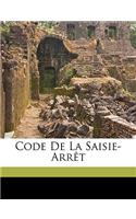 Code De La Saisie-Arrêt