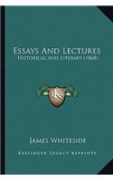 Essays and Lectures