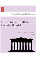 Historische Studie N ... Laatste Bundel.