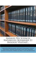 Annales Des Sciences Naturelles