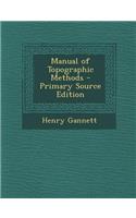 Manual of Topographic Methods