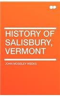 History of Salisbury, Vermont