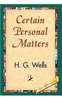 Certain Personal Matters