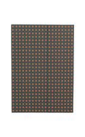 Grey on Orange (Quadro) B5 Unlined Notebook